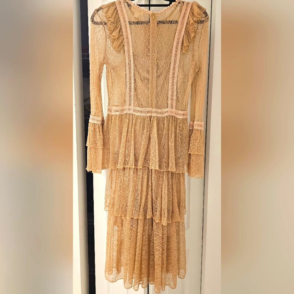 ALLISON NEW YORK LACE DRESS SIZE MEDIUM - Picture 3 of 8